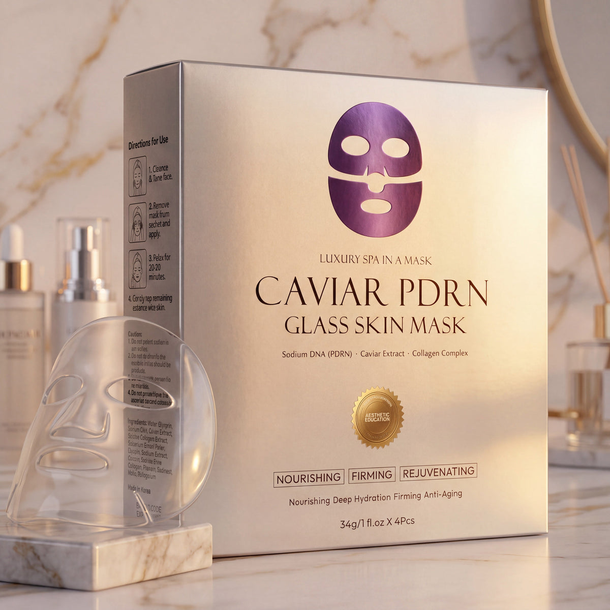 Caviar PDRN Glass Skin Mask